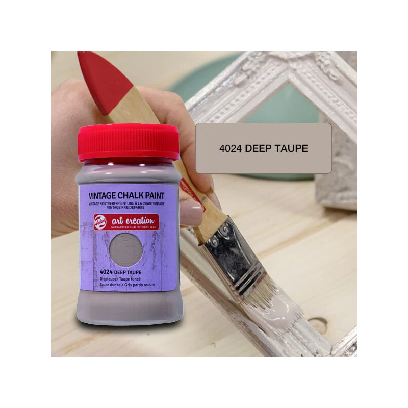 Vopsea cretă  Art Creation Vintage, 100 ml - 4024 Deep taupe