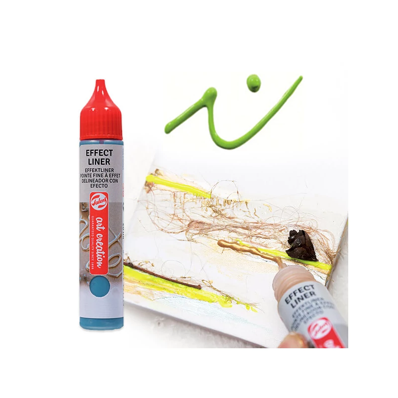 Art Creation Effect Liner, univerzális 3D festéktoll, 28 ml - 6034 Fresh green