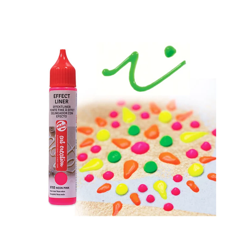 Art Creation Effect Liner, univerzális 3D festéktoll, 28 ml - 6034 Fresh green