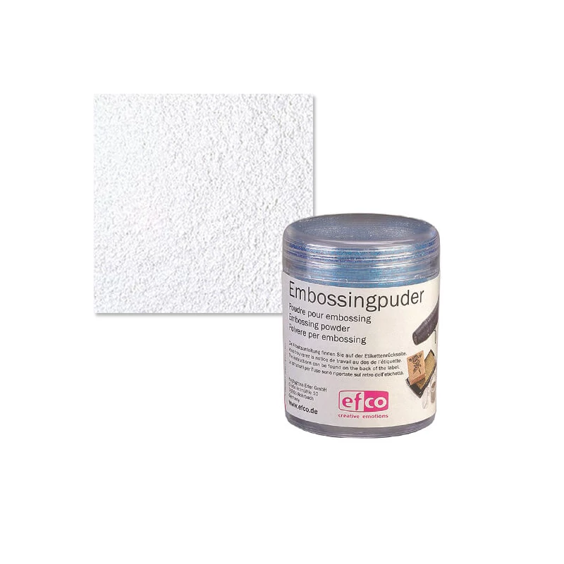 Pulbere de gofrare, pulbere embossing - alb