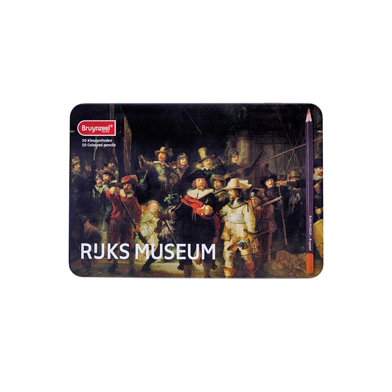 Set de creioane colorate Bruynzeel Rijks Museum - 50 buc., Rembrandt: Night Watch
