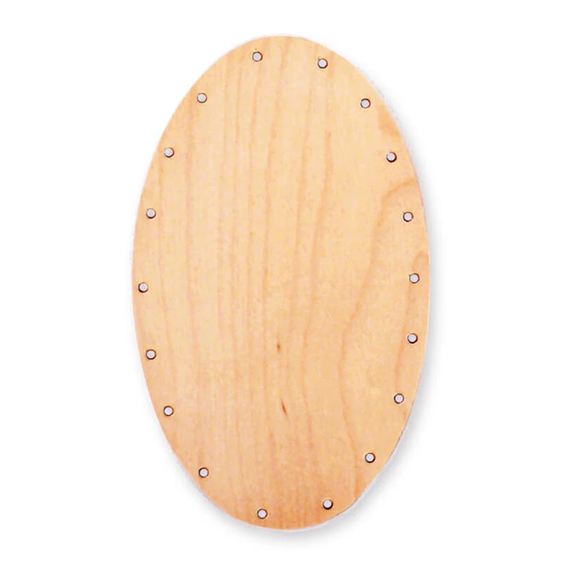 Baza de țesut coș, ovală - 10x17 cm, dimensiunea găurii de 2,5 mm