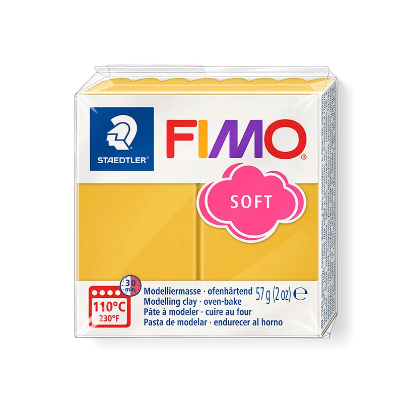 Plastilină FIMO SOFT care se întărește la coacere , 57 g - mango (8020-T10) 2022