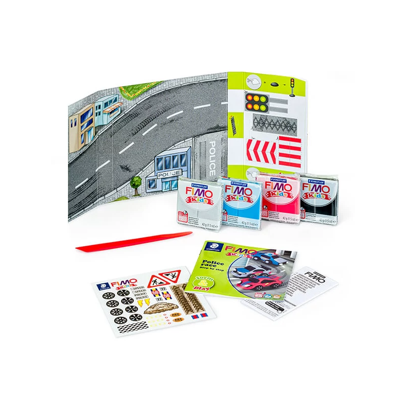 Set Plastilină care se întărește la coacere  FIMO Kids, Form & Play - 4x42 g - concurs