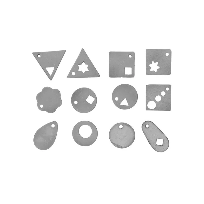 Matriță pentru bijuterii - Ajurat geometric, 12 modele