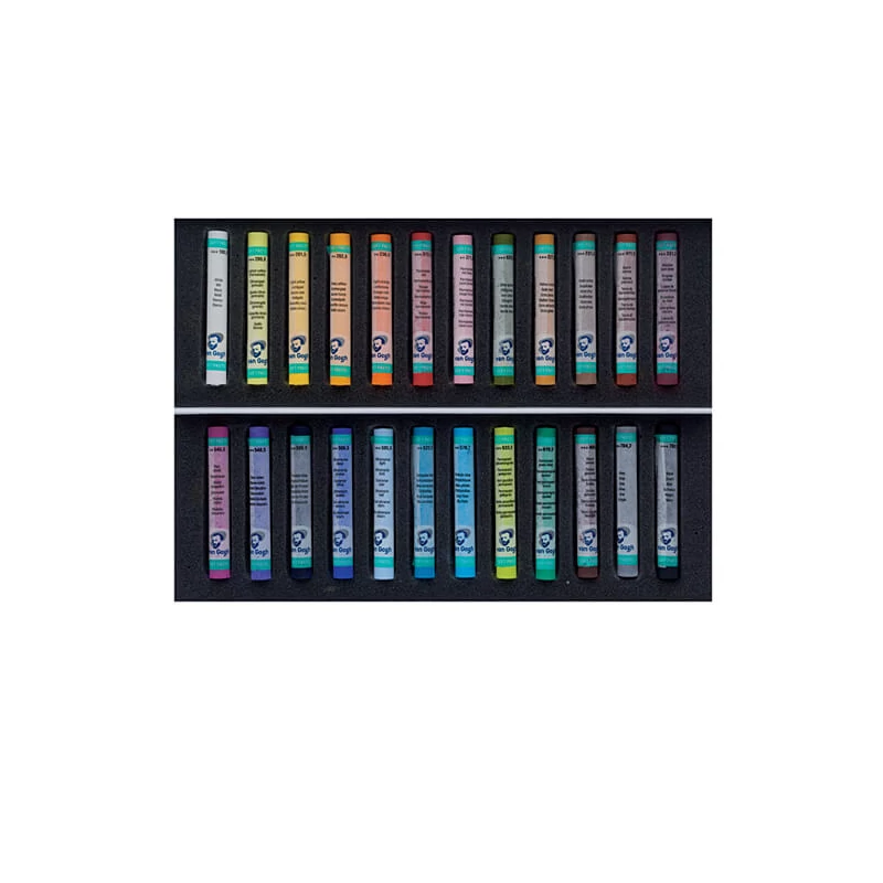 Set crete pastel uscat Talens Van Gogh, 24 buc
