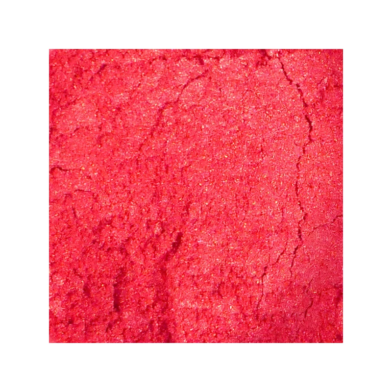 Pudră colorantă pigmentată cu efect de rășină sintetică, 3 g - zmeură cu efect sidef