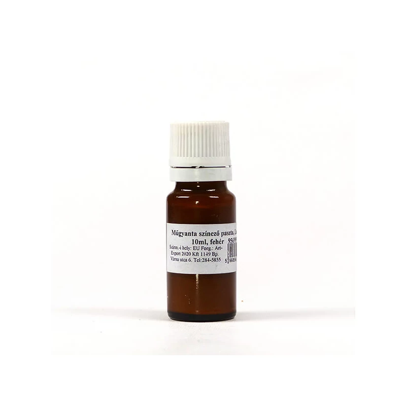 Colorant rășină sintetică, pastă de acoperire, 10 ml - alb