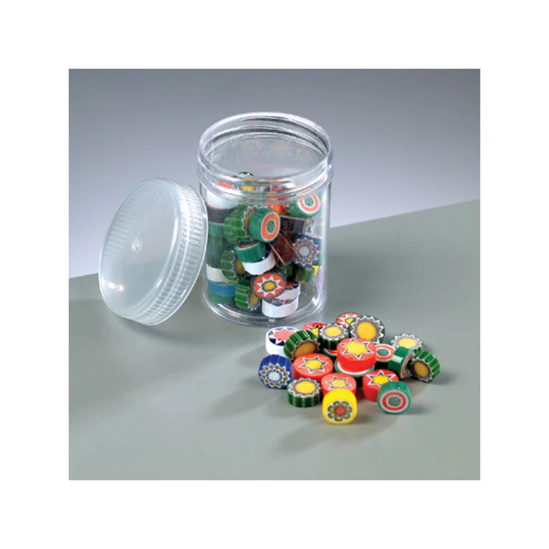 Piese de sticla Millefiori - 8-10 mm, 40 g