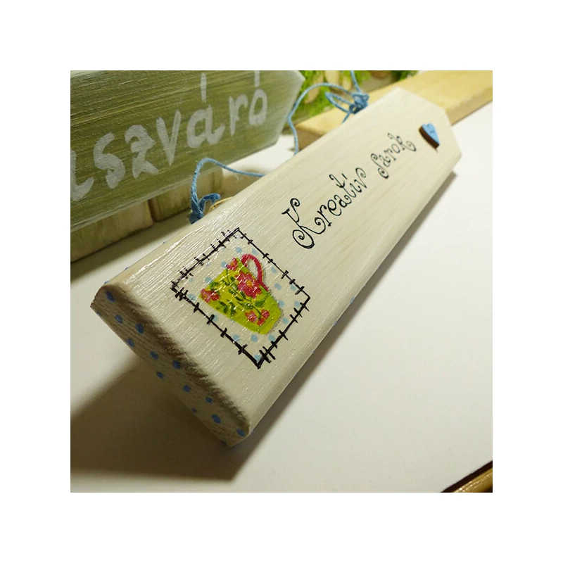 Săgeată indicatoare din lemn - 5,5x25 cm