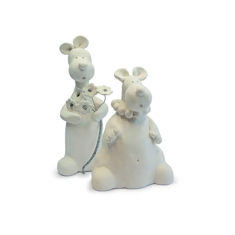 Darwi Kids plastilină cu uscare la aer, 500 g - alb