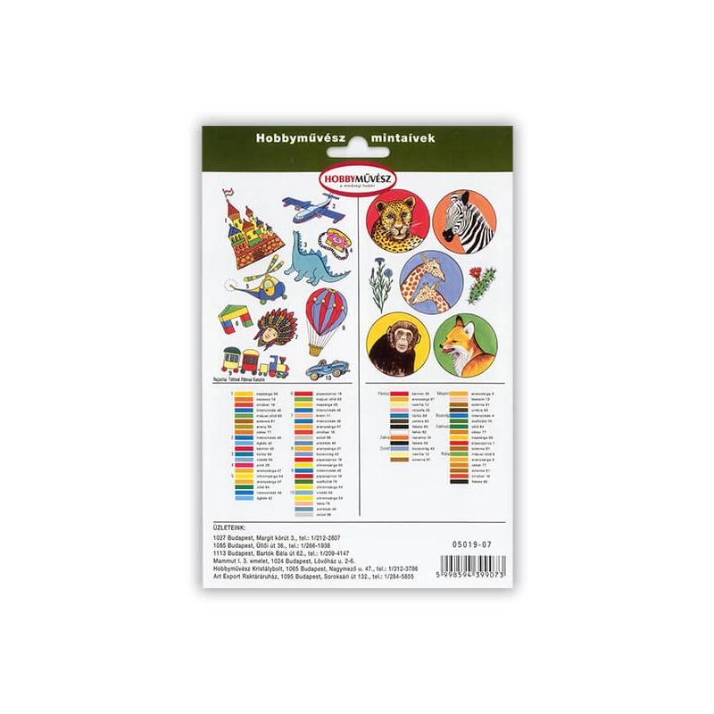 Foaie de modele Hobby - modele pentru copii