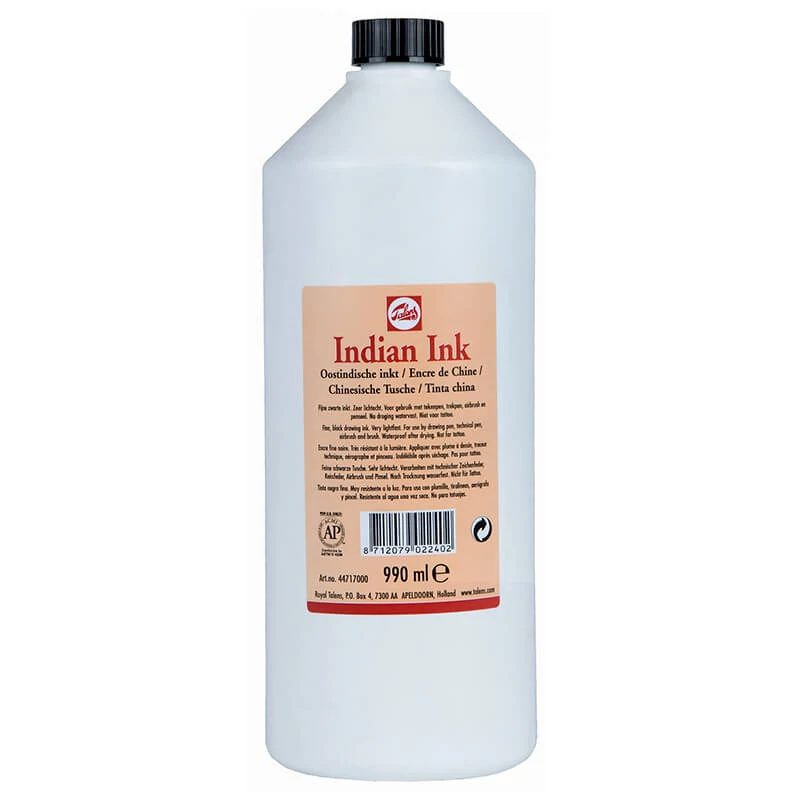 Cerneală pentru desen cu cerneală indiană Talens - 990 ml