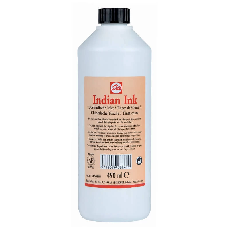Cerneală pentru desen cu cerneală indiană Talens - 490 ml
