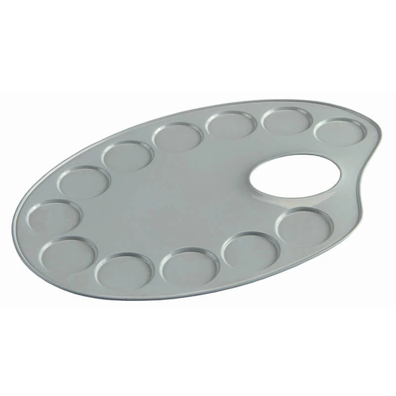 Paletă de pictură  metal Talens - 12,6x18,5 cm, ovala