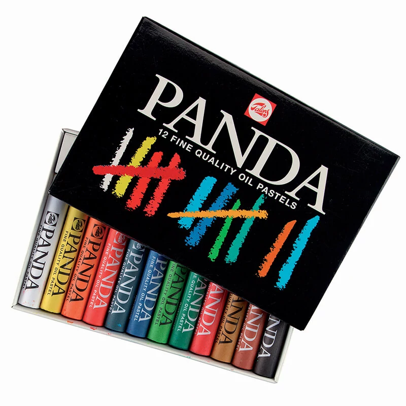 Set pastel cu ulei (cretă ulei) Talens Panda - 12 buc