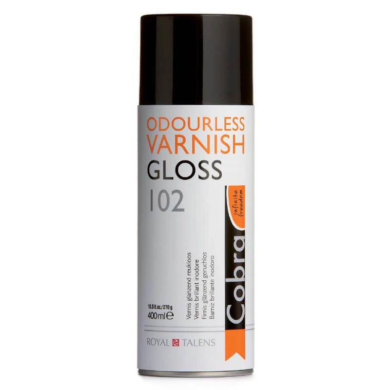 Talens Cobra 102 lac spray, lucios - 400 ml