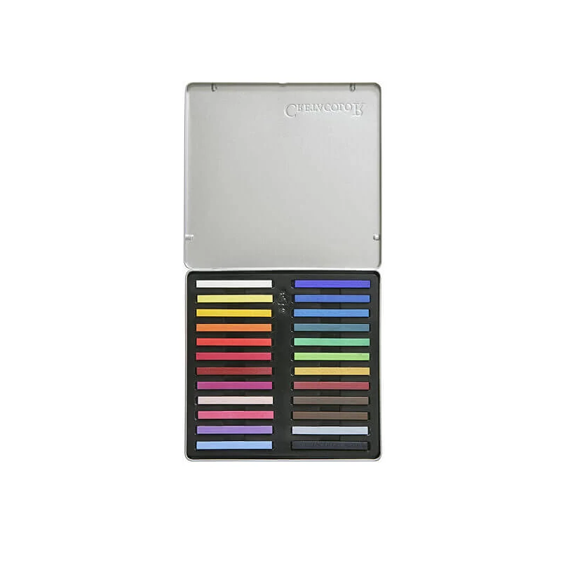 Set crete pastel Cretacolor - 24 buc, cutie metalică