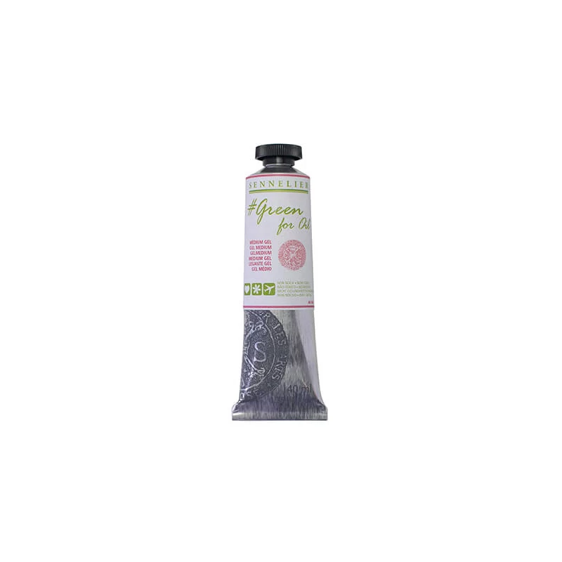 Sennelier Green for oil gel de pictură (prietenos cu mediul) - 40 ml