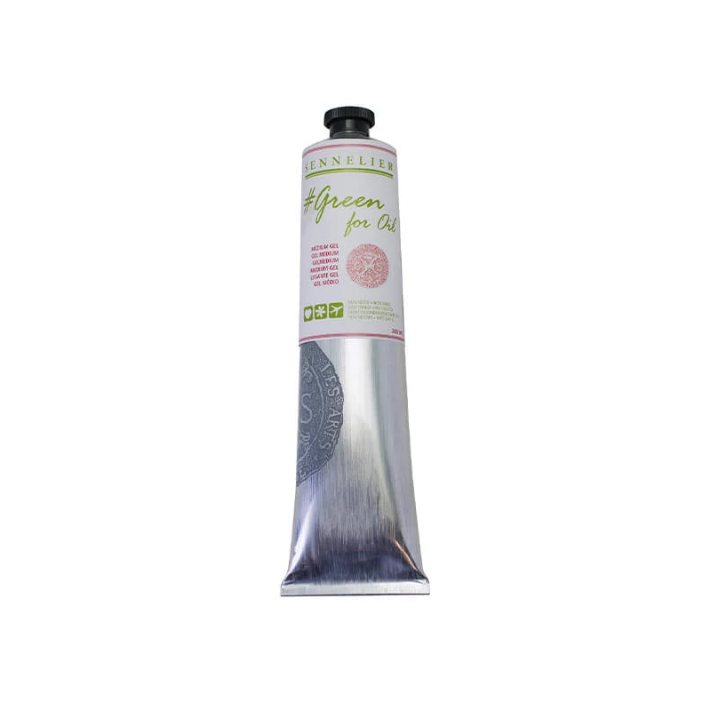 Sennelier Green for oil gel de pictură(prietenos cu mediuml) - 200 ml