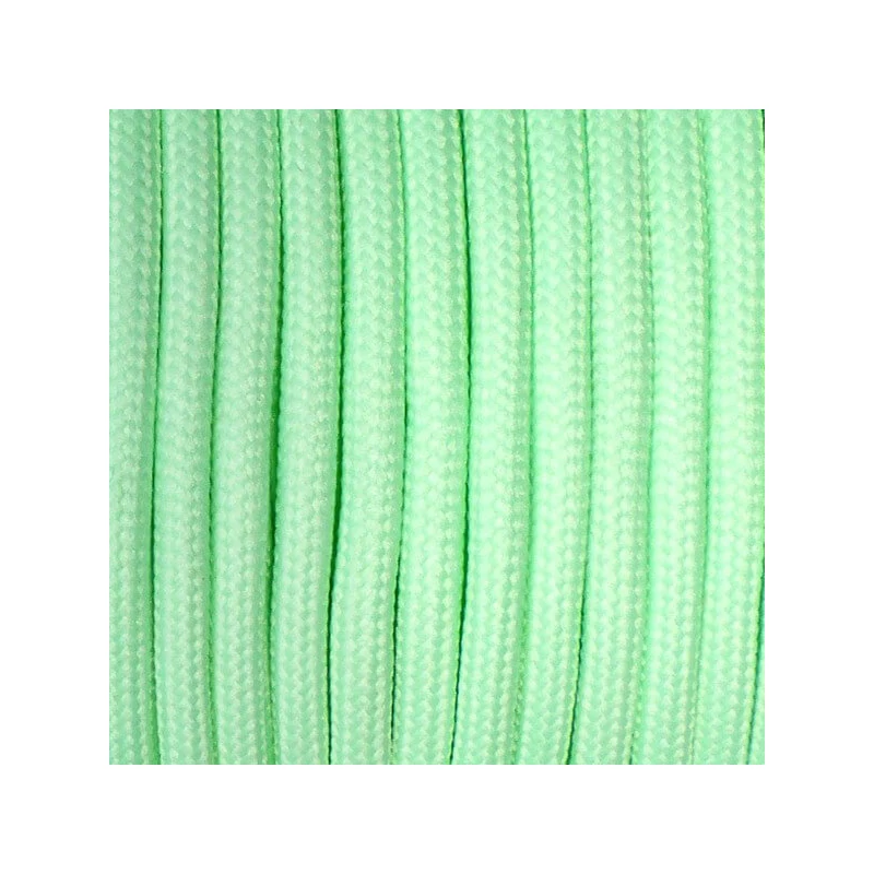 Paracord 550, în metri, 4 mm - verde fosforescent