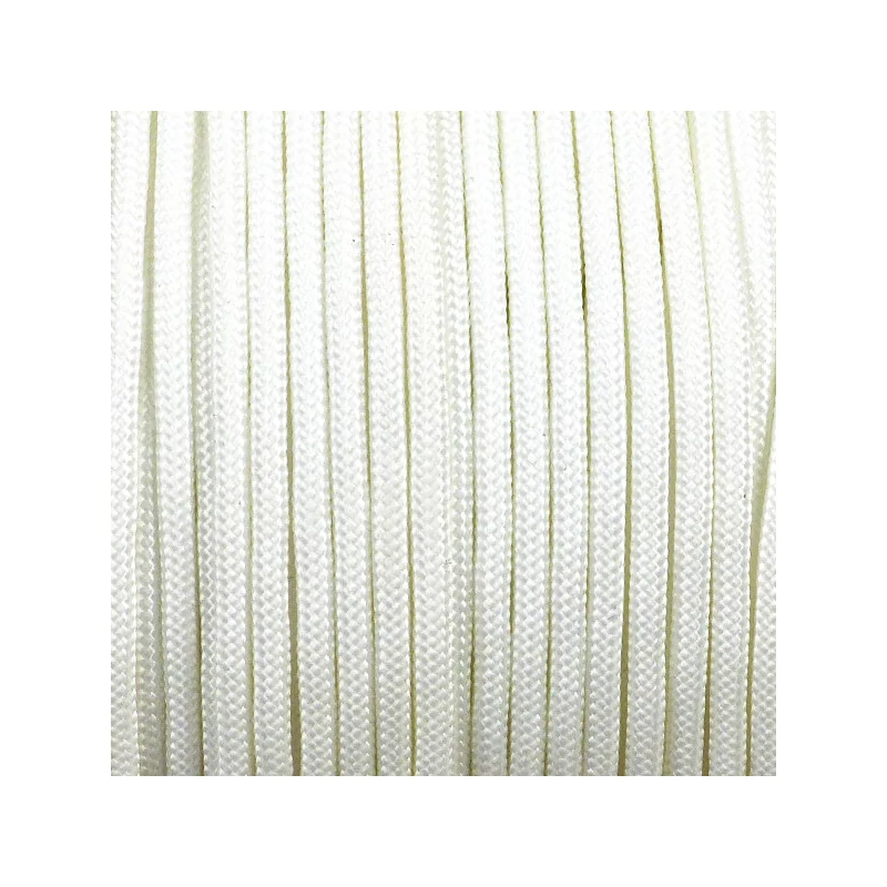 Paracord 350, în metri, 3 mm, sintetic - alb