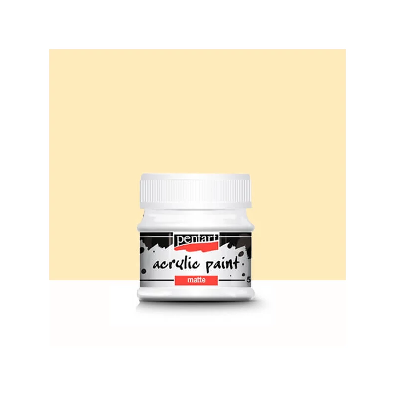 Vopsea acrilică Pentart mată , 50 ml - bej