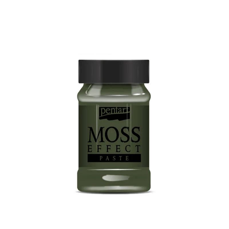 Pentart, pasta cu efect de muschi, 100 ml - verde inchis