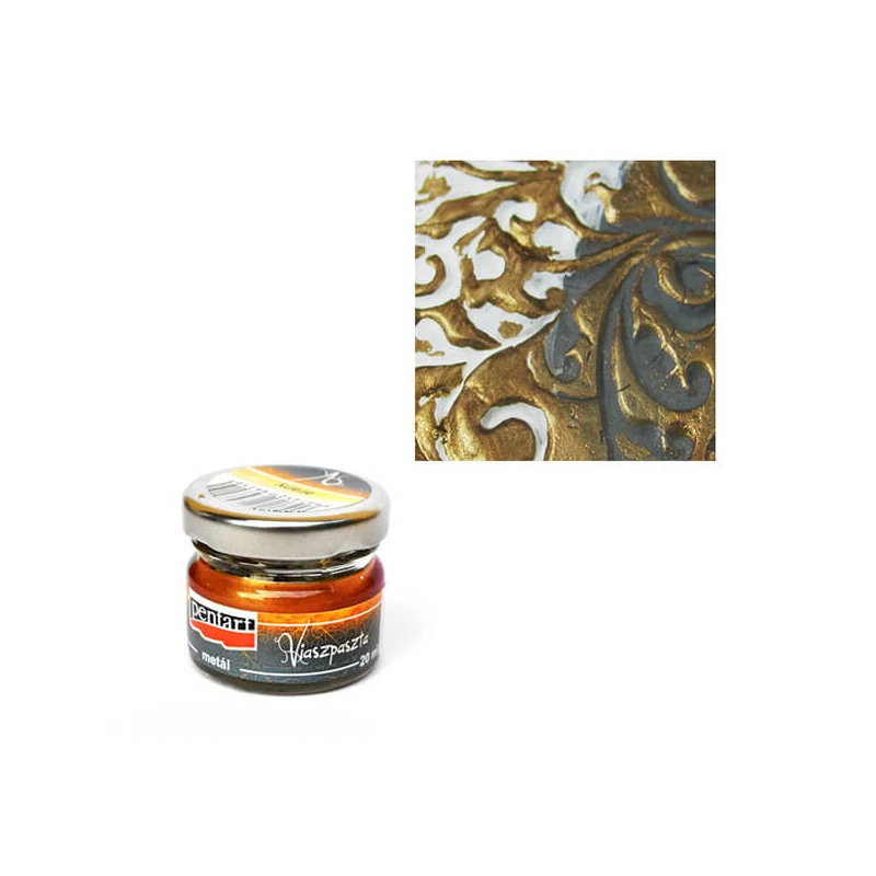 Pastă de ceară metalică Pentart, 20 ml - bronz