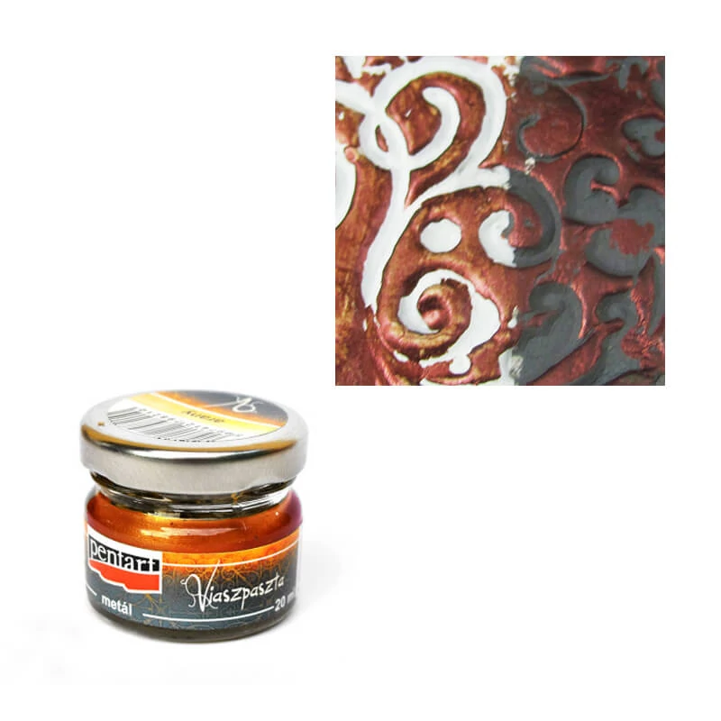 Pastă de ceară metalică Pentart, 20 ml - cupru