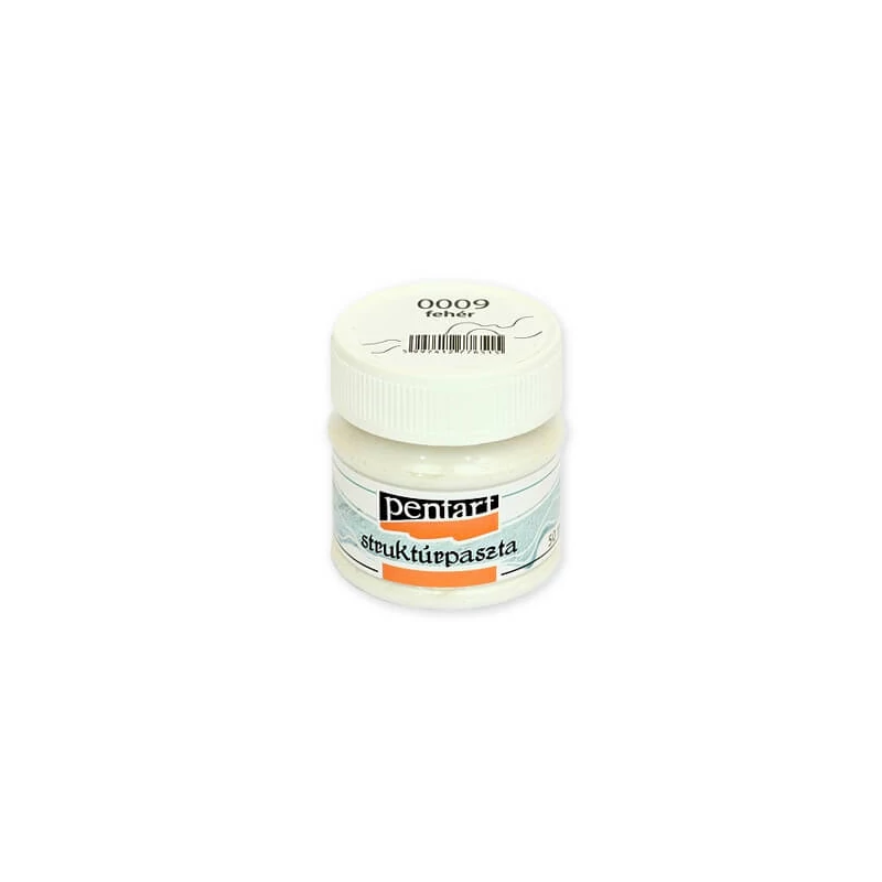 Pastă structurare Pentart, 50 ml - albă