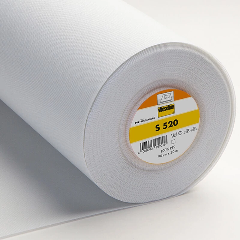 Vlieseline S 520 53000938 - cu adeziv,căptușeală pentru rigidizare , 90 cm lățime