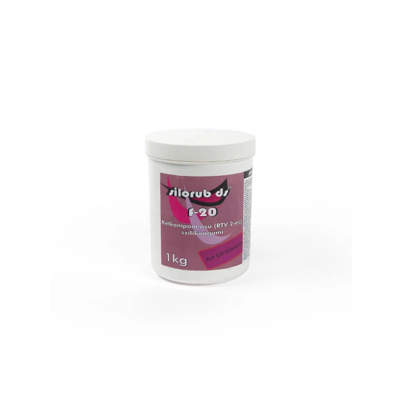 Cauciuc siliconic bicomponent (RTV-2) pentru fabricarea matrițelor, Silorub DS - F-20, 1000 g