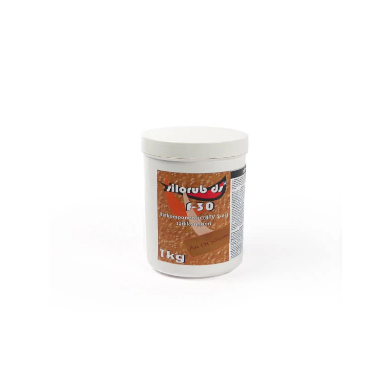 Cauciuc siliconic bicomponent (RTV-2) pentru fabricarea matrițelor, Silorub DS - F-30, 1000 g