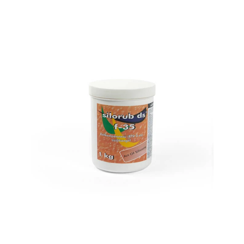 Cauciuc siliconic bicomponent (RTV-2) pentru fabricarea matrițelor, Silorub DS - F-35, 1000 g