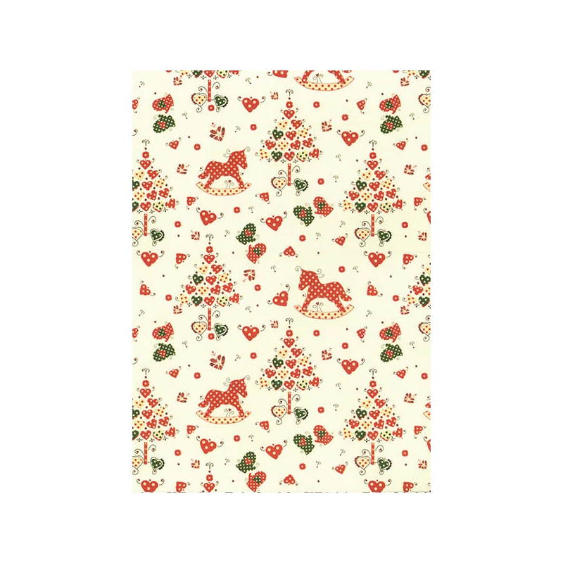 Hârtie de decoupage Tassotti - pin inimă