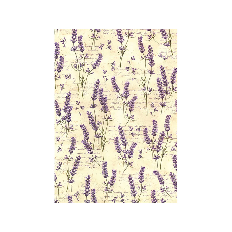 hârtie  de decoupage Tassotti - fantezie cu lavanda