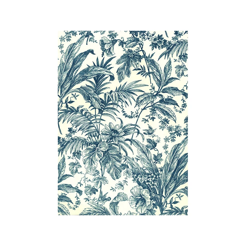 Hârtie de decoupage Tassotti - frunze albastre