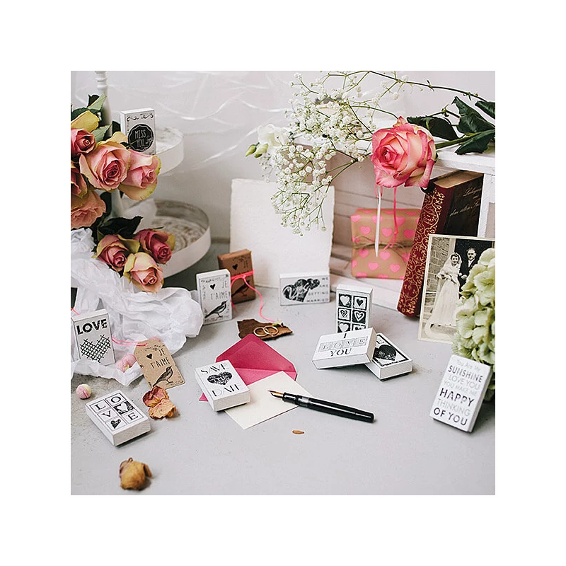 Ștampilă , Woodies, Vintage, 4x6 cm - Invitatie invitatie