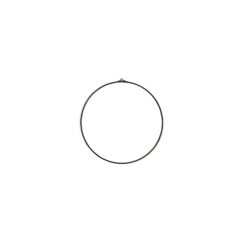 Placă de sticlă  cu ramă  de plumb, rotundă - 12 cm