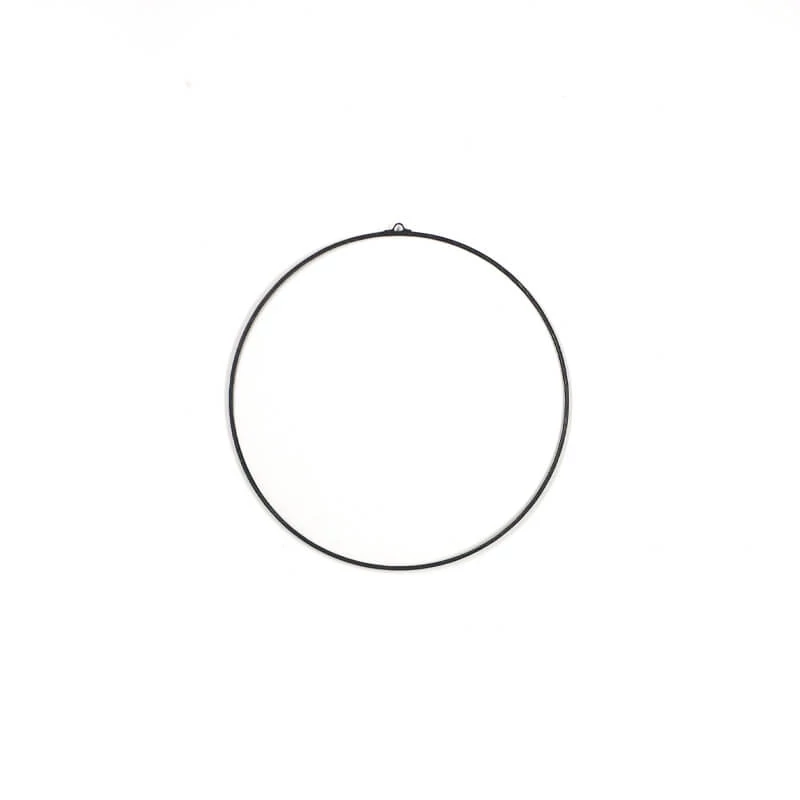 Placă de sticlă  cu ramă  de plumb, rotundă - 15 cm