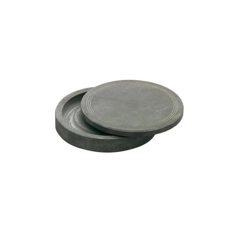 Piatră abrazivă cu capac, rotundă, 7,5 cm