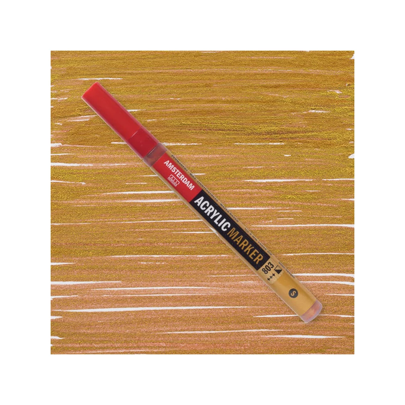 Talens Amsterdam akril filctoll, S, 803 - deep gold