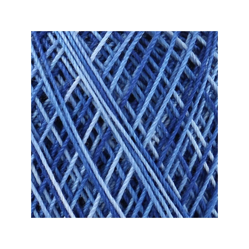 Ață de croșetat, Freccia 12, 50g, Multicolor, 01210 ombre albastru închis