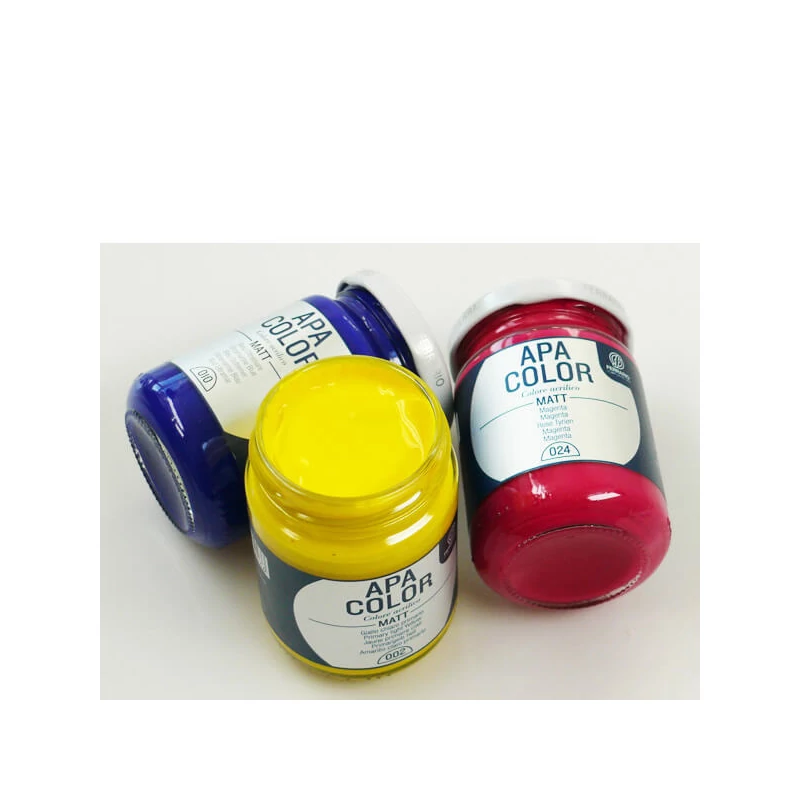 APA Color vopsea acrilică, 150 ml - 01, titanium white