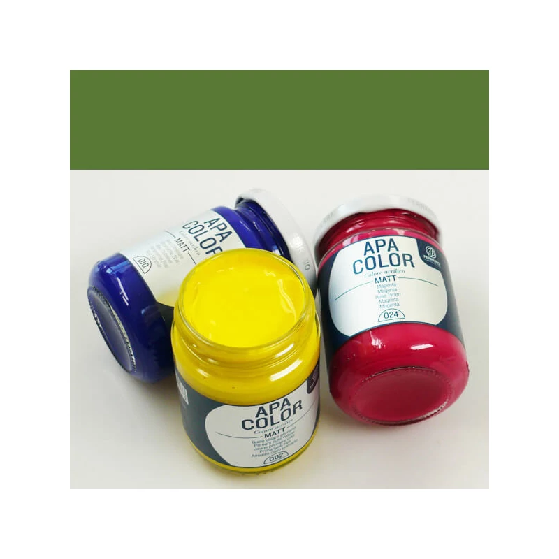 APA Color vopsea acrilică, 150 ml - 13, emerald green