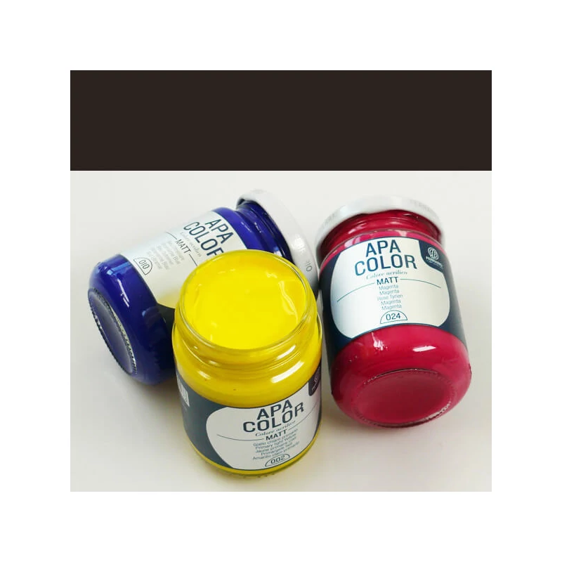 APA Color vopsea acrilică, 150 ml - 18, black