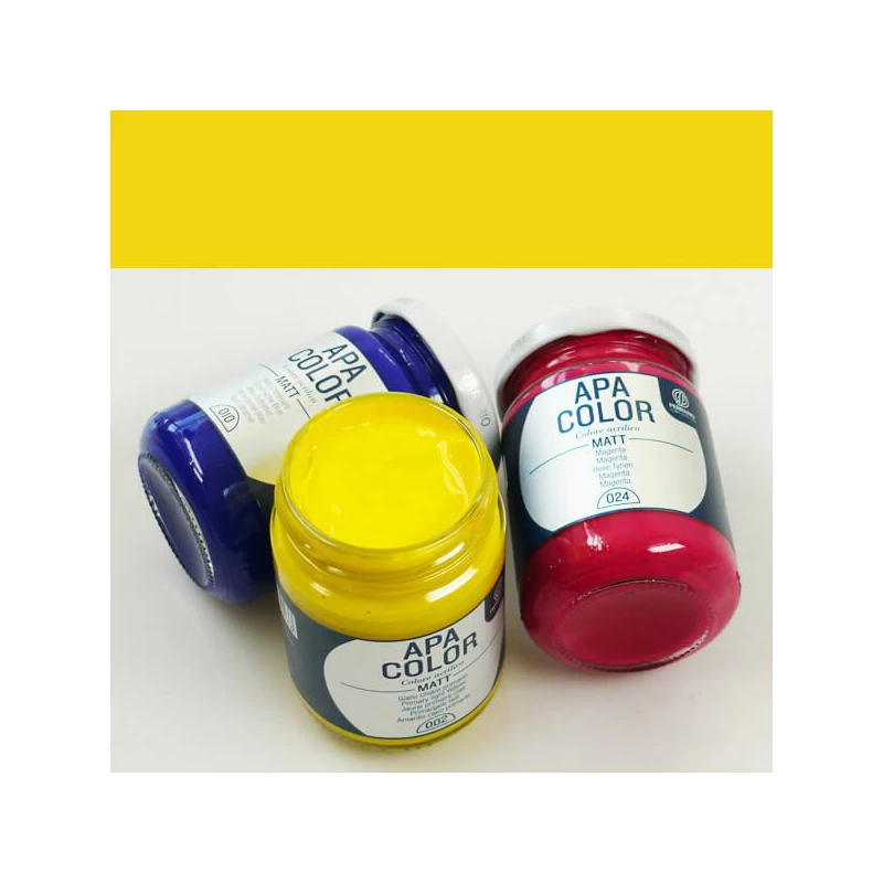APA Color vopsea acrilică, 150 ml - 02, primary light yellow