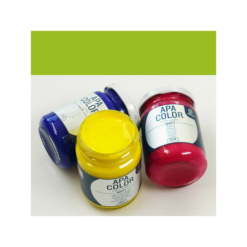 APA Color vopsea acrilică, 150 ml - 38, yellow green