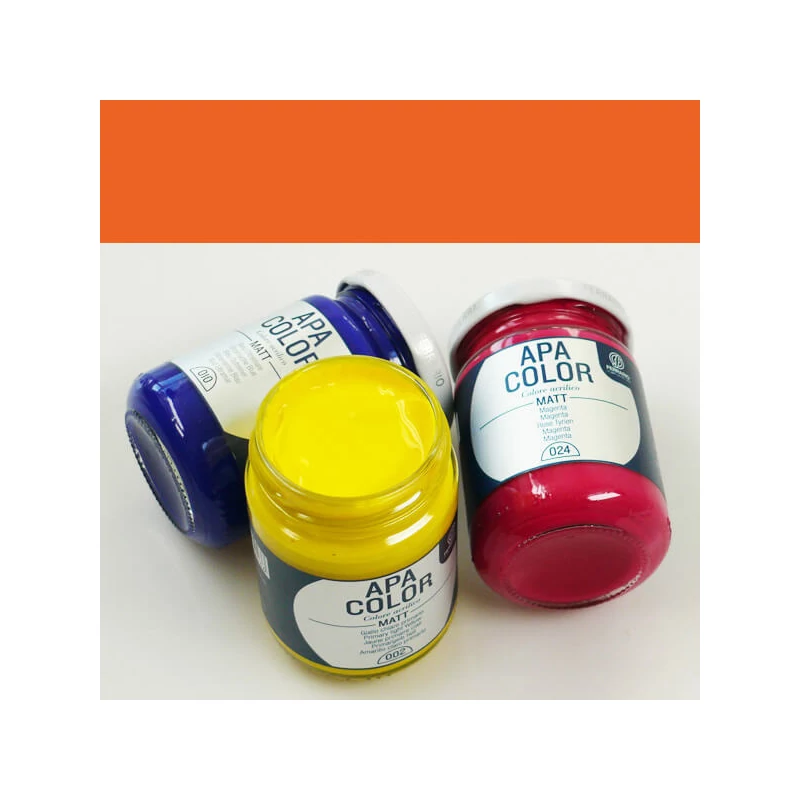 APA Color vopsea acrilică, 150 ml - 04, orange
